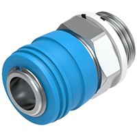 Festo Pneumatic Quick Connect Coupling Brass 1/2in