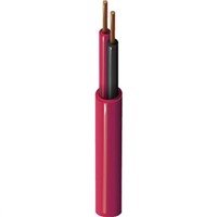 Belden 2 Core Lighting & Electrical Cable, Red Polyvinyl Chloride PVC Sheath 305m, 11 A 300 V ac