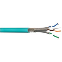 CAE Multimedia Connect Cat8 Cable, RJ45 - 100m 8 Stands, LSZH Aluminium Foil-PET Tape, Tinned Copper Braid
