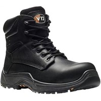 V12 Footwear Bison Black Composite Toe Cap Safety Shoes, UK 6, EU 39