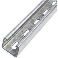 Galvanised steel slotted channel,41x41mm