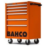 Bahco 6 drawer Stainless Steel (Top) Wheeled Roller Cabinet, 985mm x 677mm x 501mm