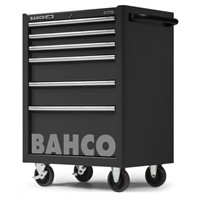 Bahco 6 drawer Stainless Steel (Top) Wheeled Roller Cabinet, 985mm x 677mm x 501mm