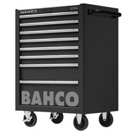 Bahco 8 drawer Stainless Steel (Top) Wheeled Roller Cabinet, 985mm x 677mm x 501mm