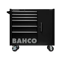 Bahco 6 drawer Stainless Steel (Top) Wheeled Roller Cabinet, 985mm x 501mm
