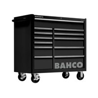 Bahco 12 drawer Stainless Steel (Top) Wheeled Roller Cabinet, 985mm x 501mm