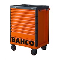 Bahco 9 drawer Solid Steel Wheeled Roller Cabinet, 985mm x 693mm x 510mm