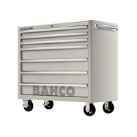 Bahco 7 drawer Stainless Steel Wheeled Roller Cabinet x 650mm