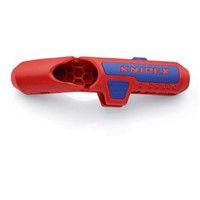Knipex Cable Stripper for use with 3 x 1.5 mm2  5 x 2.5 mm2 Cable, All Common Round, CAT 5 - 7, Coax Cable,