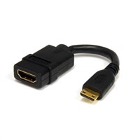 Startech HDMI to Mini HDMI Cable, Female to Male, 130mm