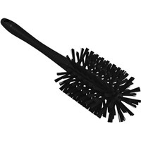 One Piece Pipe Brush with Handle, Black