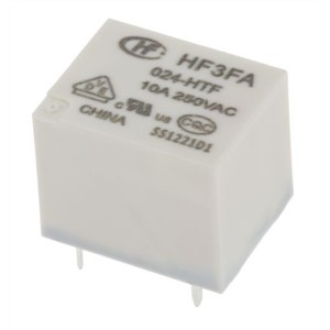 Hongfa Europe GMBH PCB Mount Non-Latching Relay - SPNO, 24V dc Coil, 15A Switching Current Single Pole