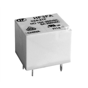 Hongfa Europe GMBH PCB Mount Non-Latching Relay - SPDT, 24V dc Coil, 10A Switching Current Single Pole