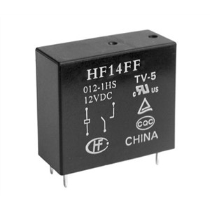 Hongfa Europe GMBH PCB Mount Non-Latching Relay - SPNO, 5V dc Coil, 10A Switching Current Single Pole