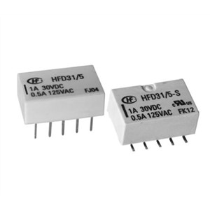 Hongfa Europe GMBH Surface Mount Non-Latching Relay - DPDT, 12V dc Coil, 2A Switching Current, 2 Pole