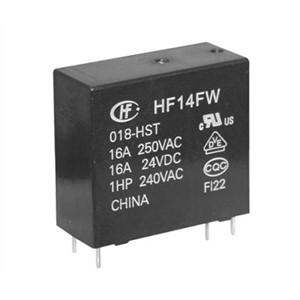 Hongfa Europe GMBH PCB Mount Non-Latching Relay - SPNO, 24V dc Coil, 20A Switching Current Single Pole