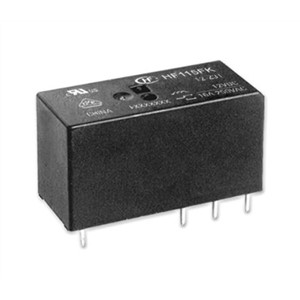 Hongfa Europe GMBH PCB Mount Non-Latching Relay - DPDT, 5V dc Coil, 10A Switching Current, 2 Pole