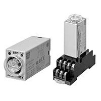 New Omron DPDT ON Delay Time Delay Relay, 0.04 s  3 h, 2 Contacts, 24 V dc - DPDT Switch Configuration