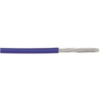 Alpha Wire Blue, 0.05 mm2 PTFE Equipment Wire, 30m