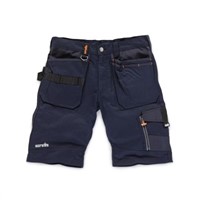 New Scruffs Trade Blue Men's Fabric Shorts Waist Size 28in