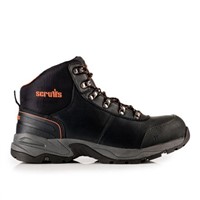 New Scruffs Assault Black Steel Toe Cap Ankle Safety Boots, UK 7, EU 41, US 8