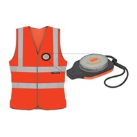 New Orange Safety Vest 150lm LED Light Large