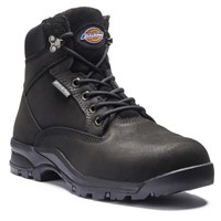 New Dickies Corbett Black Composite Toe Cap Women Safety Boots, UK 7, EU 41
