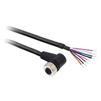 New Telemecanique Sensors XZCP53P12L2 Pre-Wired Connector, For Use With Preventa XCSR Contactless RFID Safety Switch,