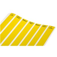 Yellow laser print label,20x6mm