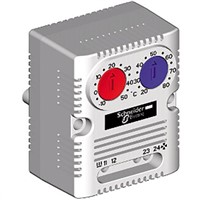New Schneider Electric, Enclosure Thermostat, Adjustable, DIN Rail, 250 V