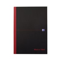 New Black N Red Book A4 96Lf Feint