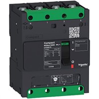 New 4P 16 A MCCB Molded Case Circuit Breaker, Breaking Capacity 8 kA, DIN Rail Mount, Fixed Mount Compact NSXm