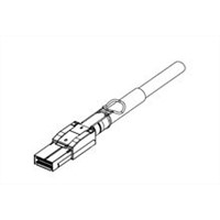 New Null Modem Cable 1m 84, Ways Male to Male, InfiniBand 12x to InfiniBand 12x
