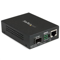 New Startech 10/100/1000Mbit/s RJ45, SC Single Mode Media Converter Full Duplex 550m