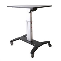 New Startech Mobile Sit-Stand Workstation, Max NA Monitor