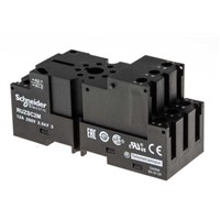 New Schneider Electric Relay Socket, DIN Rail, 250V for use with RUMC2 Relays