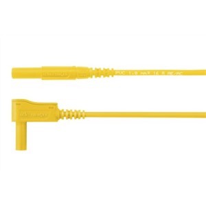 New Schutzinger Test lead, 16A, 1kV, Yellow, 2m Lead Length