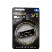 New Integral Memory 16 GB USB 3.0 Flash Drive Software Encrypted Flash Drive