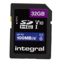 New INTEGRAL 32GB SDHC UHS-1 U1 CL10 V10 UP