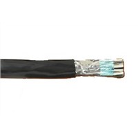 New Alpha Wire 6 Core Tinned Copper Braid Industrial Cable, 0.09 mm2(CE Certified) Black 305mm Reel