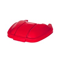 New Rubbermaid Commercial Products Red Polyethylene Bin Lid for Container R002218, 10mm