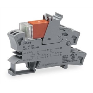 New Wago 788 Series , 24V ac DPDT Relay Socket, Cage Clamp Terminal , DIN Rail