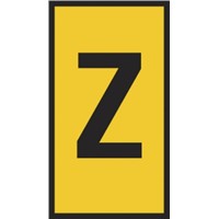 New HellermannTyton HODS85 Slide On Cable Marker, Pre-printed Z Yellow 1.8  3.6mm Dia. Range