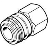 New Festo Pneumatic Quick Connect Coupling Brass 1/4in Threaded