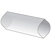 New Alpha Wire Natural Heat Shrink &amp;amp; Cold Shrink Sleeve 11.18mm Sleeve Dia. x 0.6m Length, FIT-400 Series 1.2:1 Ratio