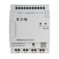 New Eaton EASY-E4 Logic Module, 24 V dc Transistor, 4 (Analogue), 8 (Digital) x Input, 4 x Output