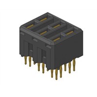 New Amphenol FCI Airmax VS Series 6mm Pitch Power Backplane Connector, Female, Vertical, 3 Column, 2 Row, 6 Way 10061290