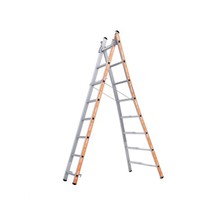 New TUBESCA Aluminium Combination Ladder 8 steps 2.41m open length