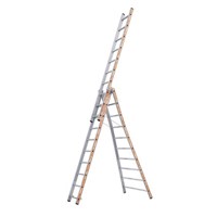 New TUBESCA Aluminium Combination Ladder 10 steps 2.99m open length