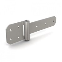 New Pinet Polished Stainless Steel Strap Hinge Rivet, 230mm x 65mm x 4mm